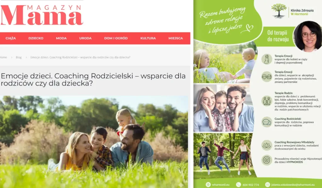 Magazyn Mama i Ja - klinika Zdrowia W Harmonii